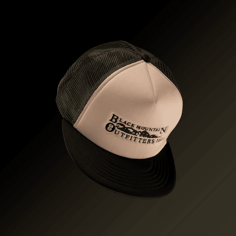 Tan Snapback with black lettering